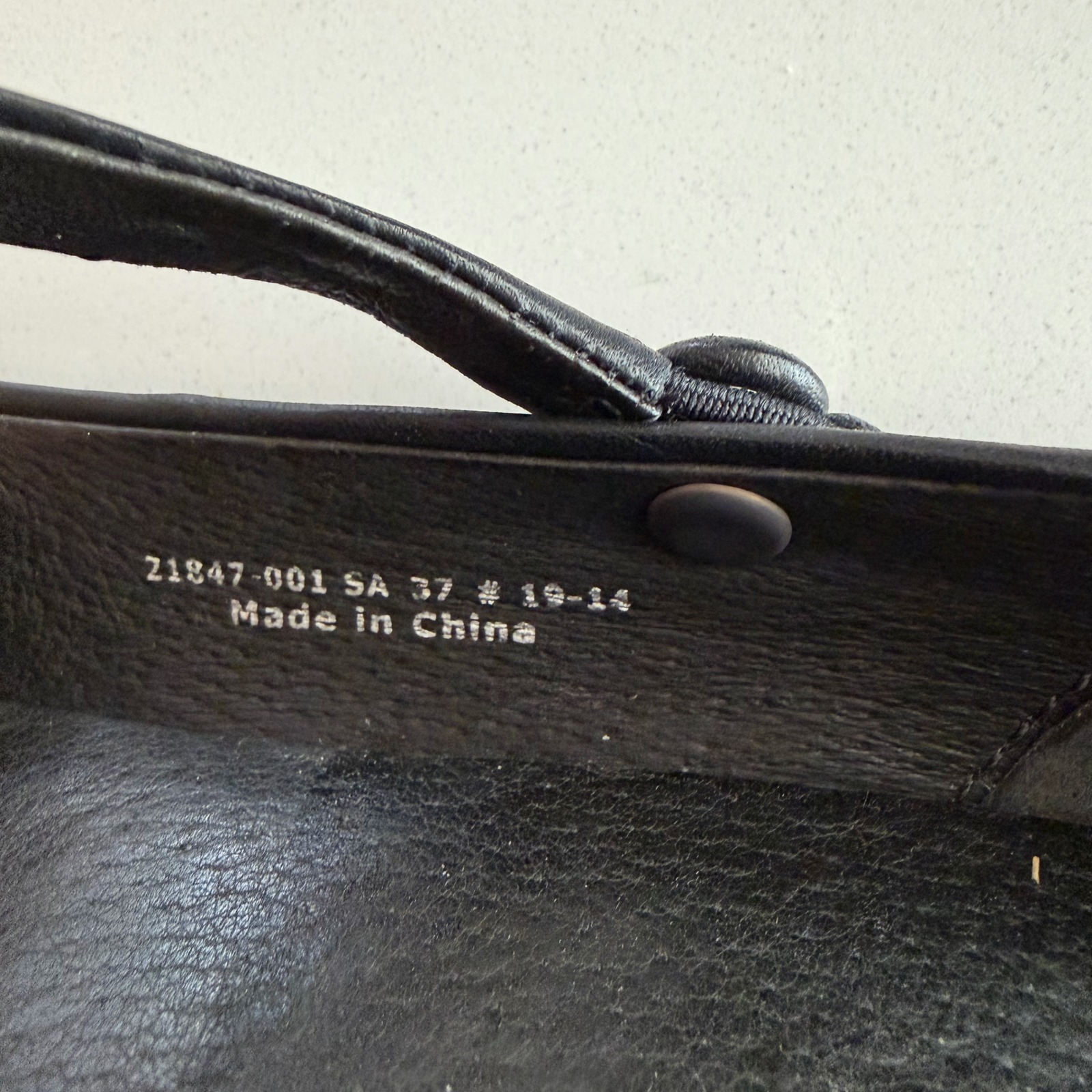 Camper Euc Helena Bajo Almond Toe Mary Jane Black Comfort Heel Shoe Eu 37 Us 7 — image 6 of 7
